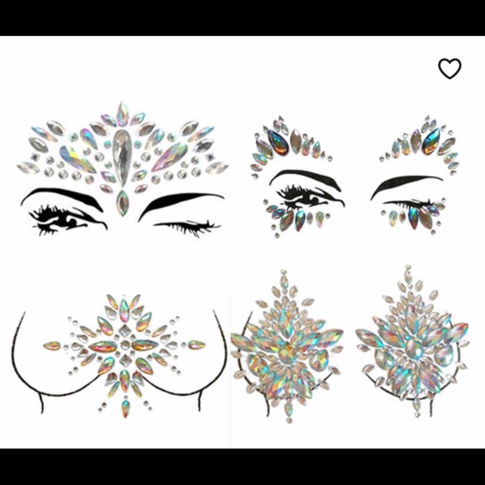 Face + Body Gems (Pack of 4)